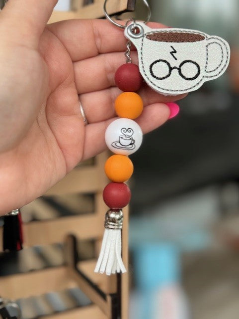 Book Theme Mystery ONE SCOOP + Beaded Keychain
