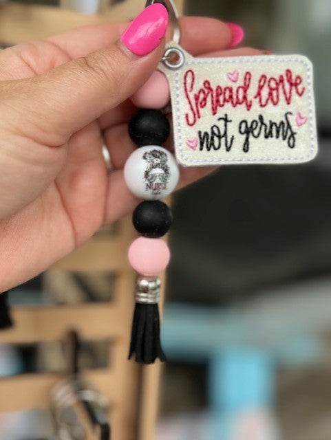 Book Theme Mystery ONE SCOOP + Beaded Keychain