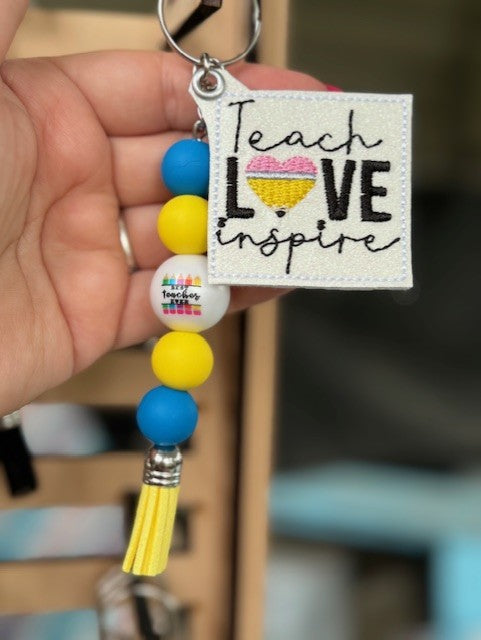 Book Theme Mystery FOUR SCOOPS + Beaded Keychain